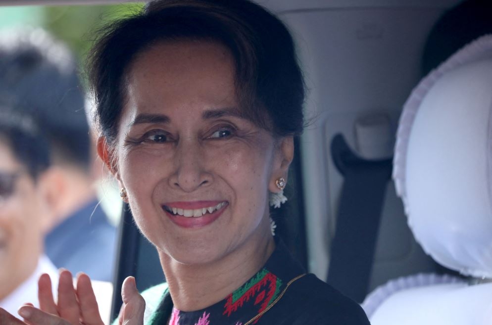 Cựu Cố vấn Nhà nước Myanmar Aung San Suu Kyi. Ảnh: Reuters