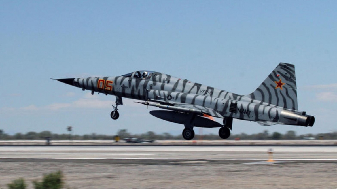 Máy bay huấn luyện F-5E/F Tiger II. Ảnh: Hải quân Mỹ