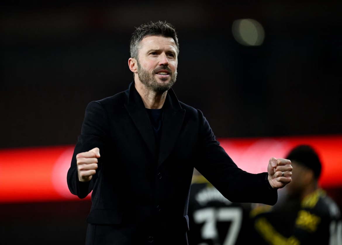 Michael Carrick sẽ tiếp tục gắn bó với MU trong vai trò HLV chính thức. (Ảnh: Reuters)