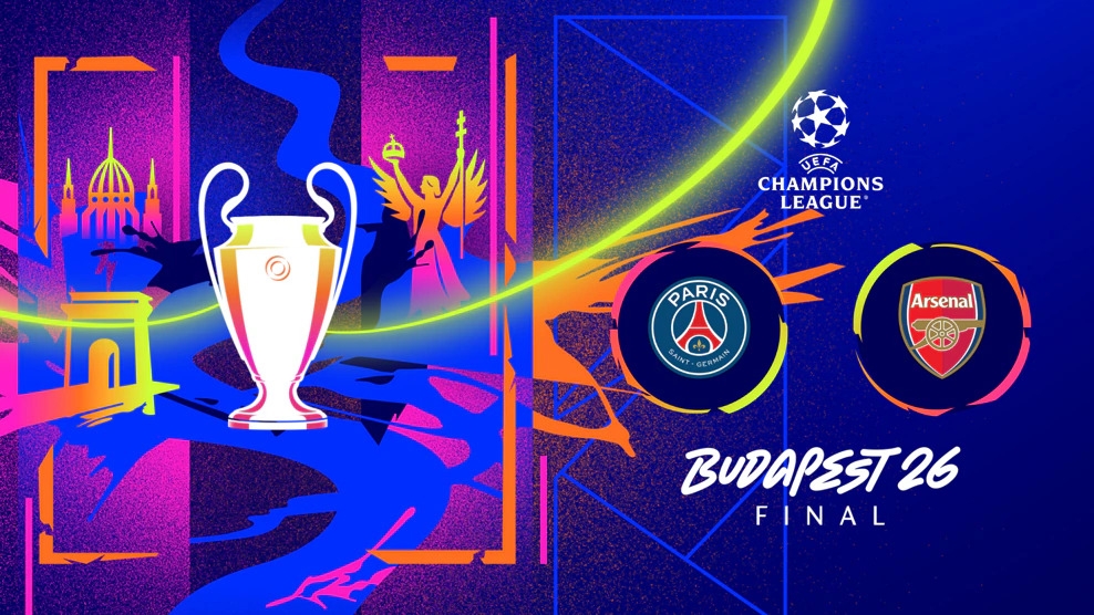 PSG và Arsenal sẽ gặp nhau trong trận chung kết Cúp C1 châu Âu 2025/2026. (Ảnh: UEFA)