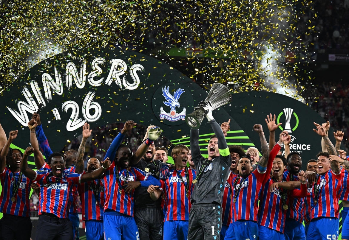 Crystal Palace vô địch Cúp C3 châu Âu 2025/2026. (Ảnh: Reuters)