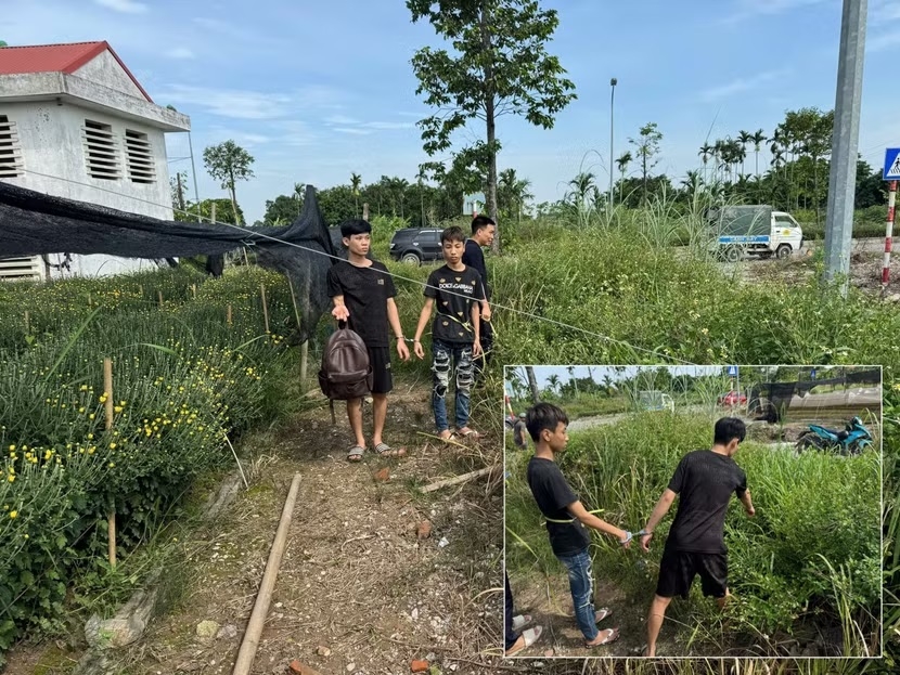 Các đối tượng thực nghiệm hiện trường vụ cướp