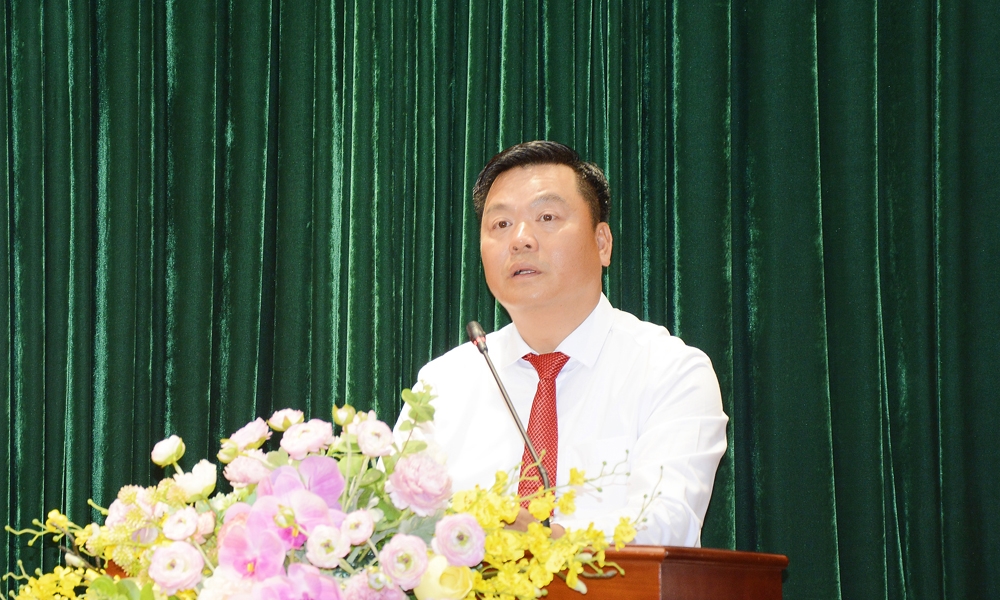 Tân Chánh Thanh tra tỉnh Bắc Ninh Hồ Nguyên Hồng phát biểu nhận nhiệm vụ
