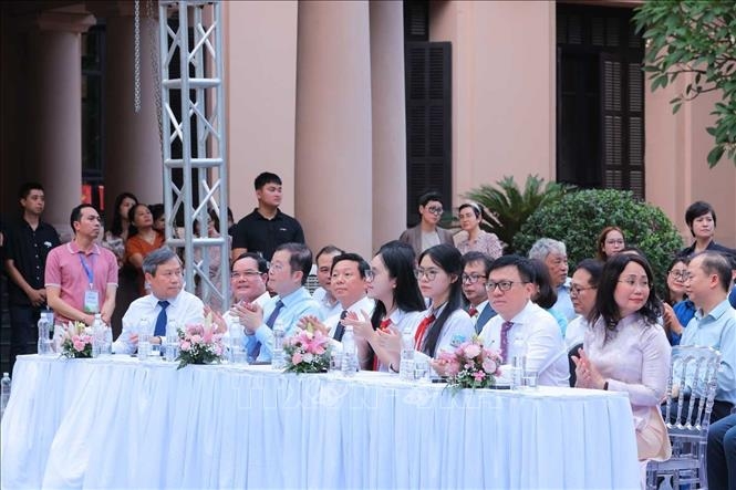 Các đại biểu tham dự buổi lễ. Ảnh: Hoàng Hiếu/TTXVN