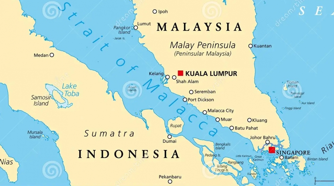 Eo biển Malacca. Ảnh: Dreamstime.