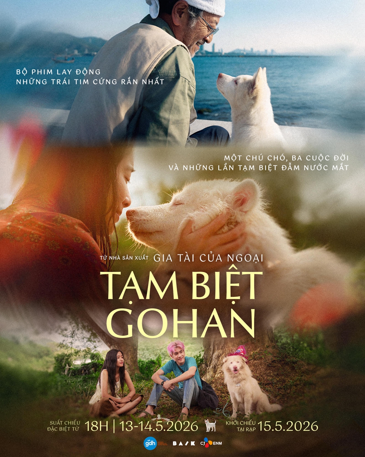 Tạm biệt Gohan, bộ phim cảm xúc về sự trung thành của loài chó hứa hẹn lấy nước mắt khán giả tháng 5.