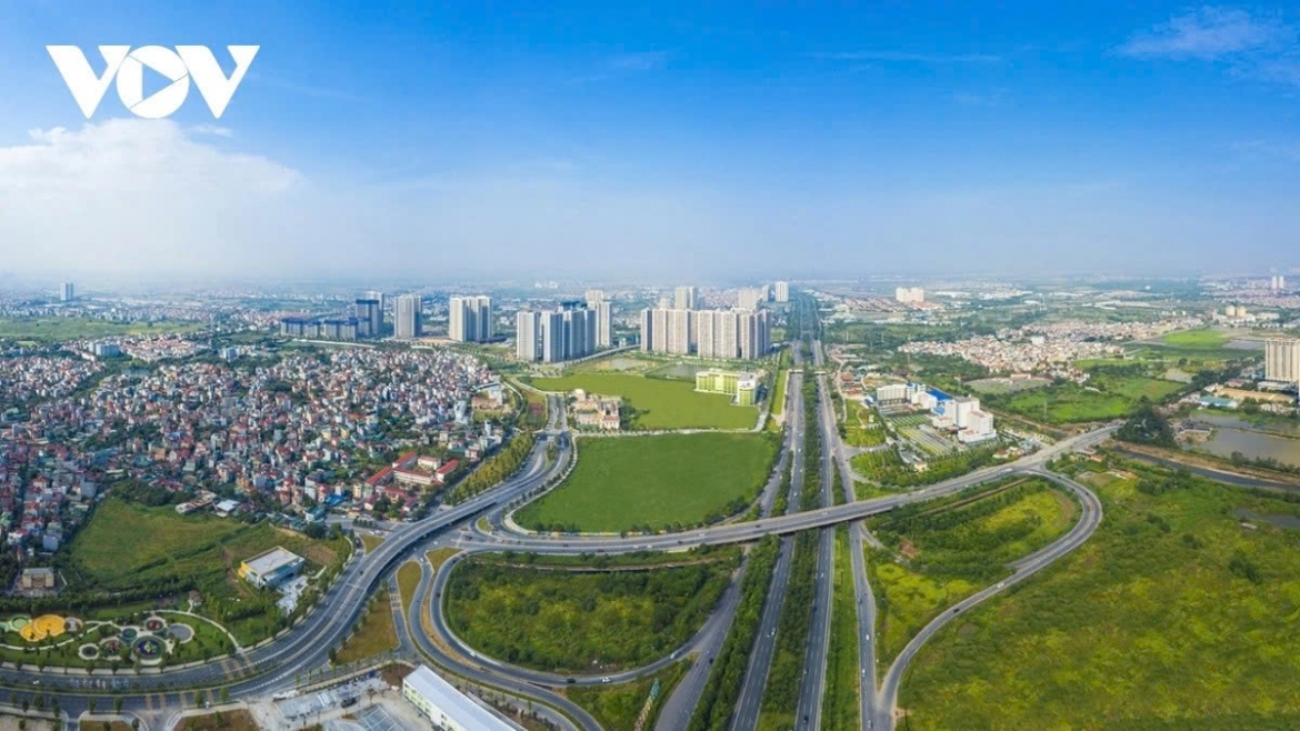 Thủ đô Hà Nội nhìn từ trên cao
