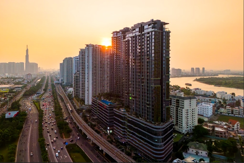 Bất động sản cao cấp tại khu Đông TP HCM, dọc tuyến metro số 1 (Ảnh: Masterise Homes)