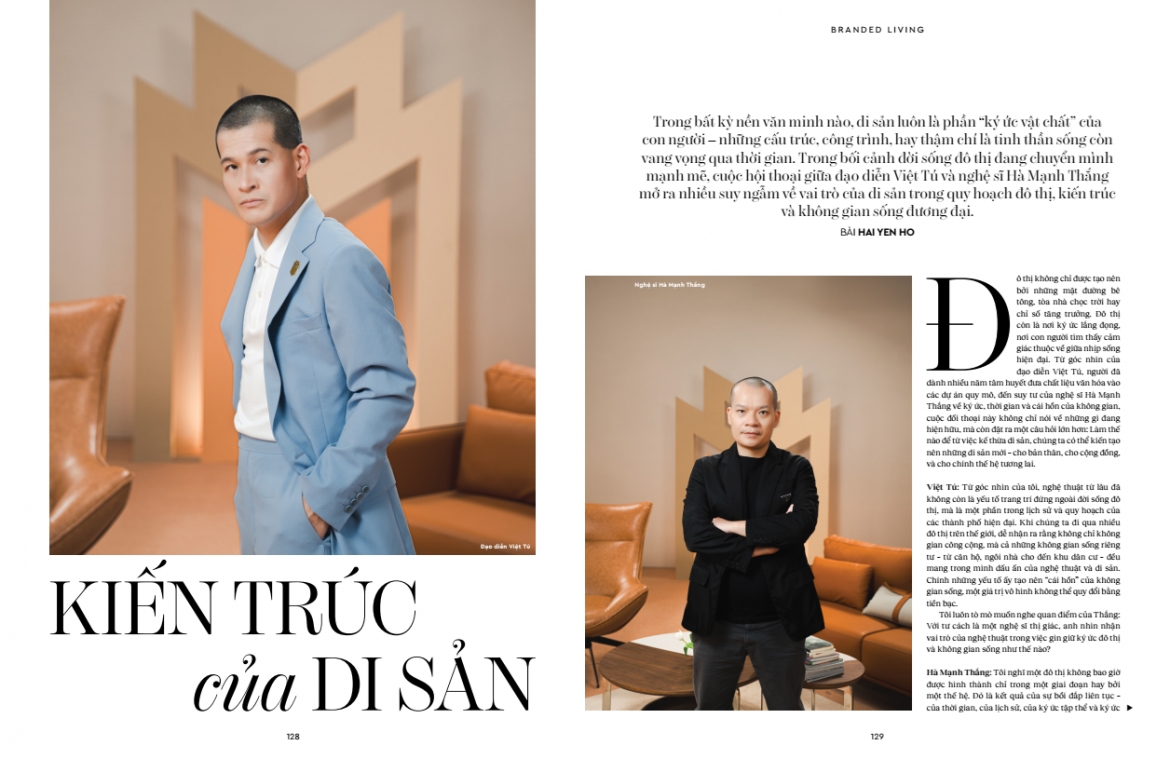 Cuộc đối thoại giữa các chuyên gia đã mang đến những góc nhìn có chiều sâu cho Branded Living Magazine
