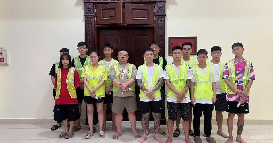 Nguyễn Ngọc Thắng và các đối tượng trong vụ việc.