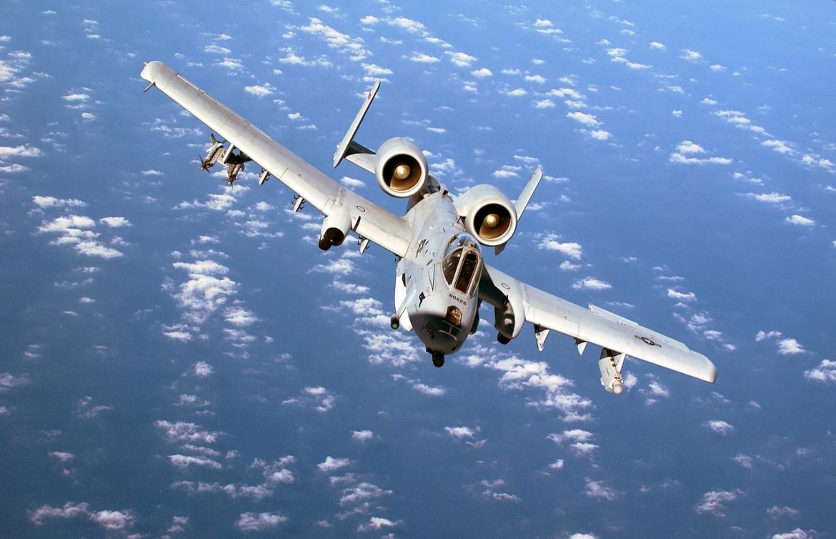 Một máy bay cường kích A-10 Thunderbolt II của Không quân Mỹ thuộc Không đoàn tiêm kích số 104. (Ảnh: Không quân Mỹ)