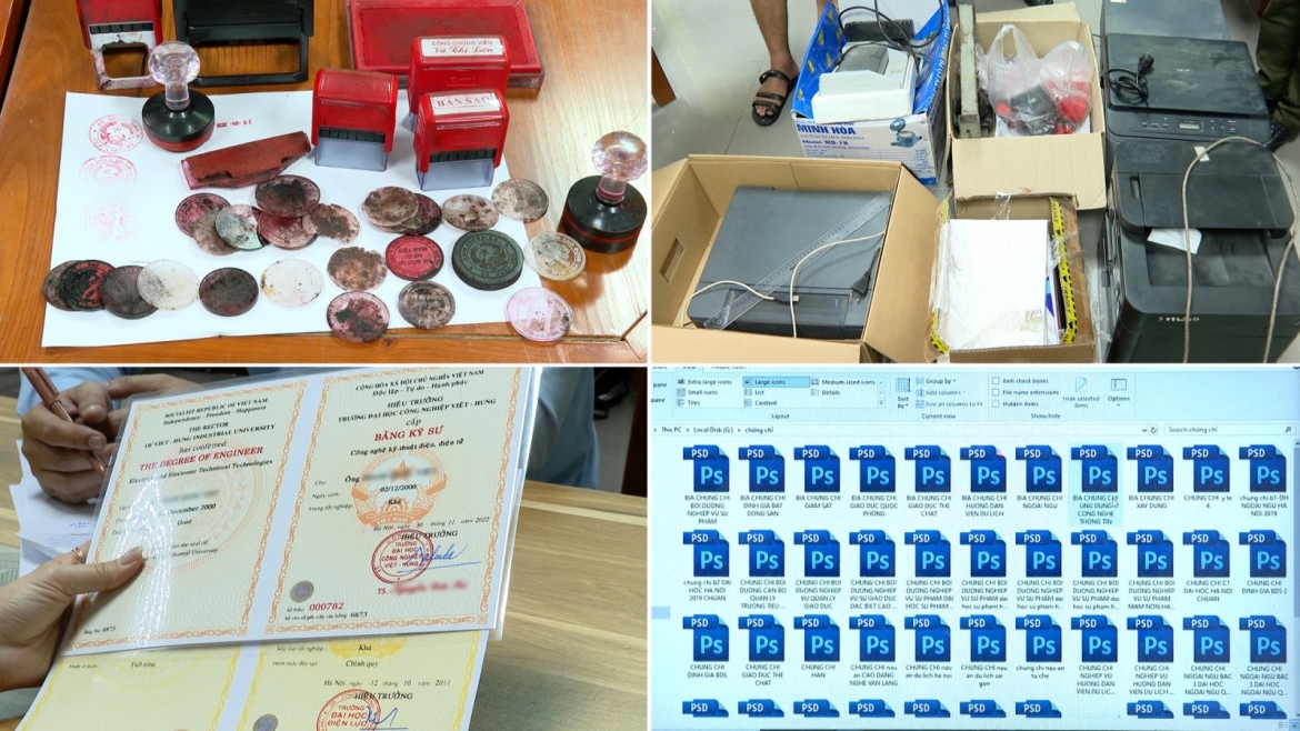 Công cụ, phương tiện của các đối tượng sử dụng để làm giấy tờ giả