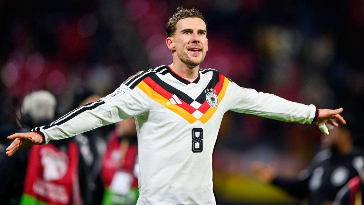 Tiền vệ Leon Goretzka (số áo 8) - Bayern Munich