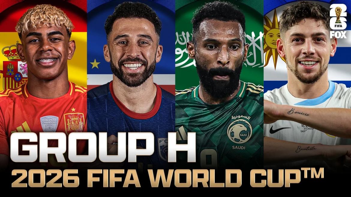 ĐT Cape Verde nằm ở bảng H cùng Tây Ban Nha, Saudi Arabia và Uruguay. (Ảnh: Fox Sports)