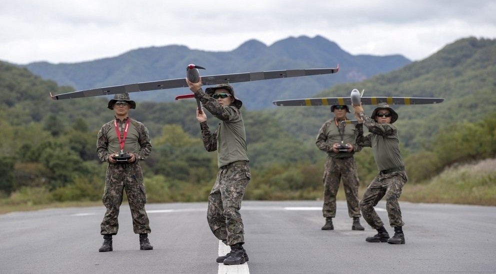Lực lượng UAV Hàn Quốc luôn sẵn sàng chiến đấu. (Ảnh: Lục quân Hàn Quốc)