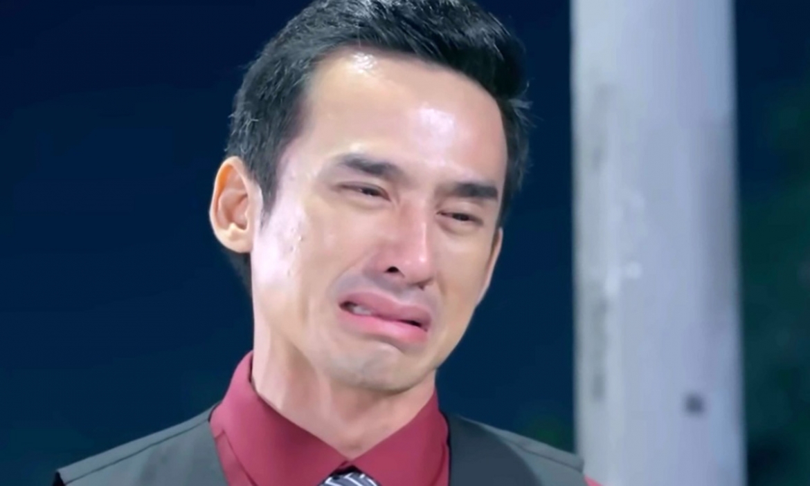 Cảnh khóc của Dũng (Lương Thế Thành) trong tập mới nhất phim “Bóng ma hạnh phúc” bị khán giả chê “khẩu hình miệng của nam diễn viên khiến người xem mất tập trung”.