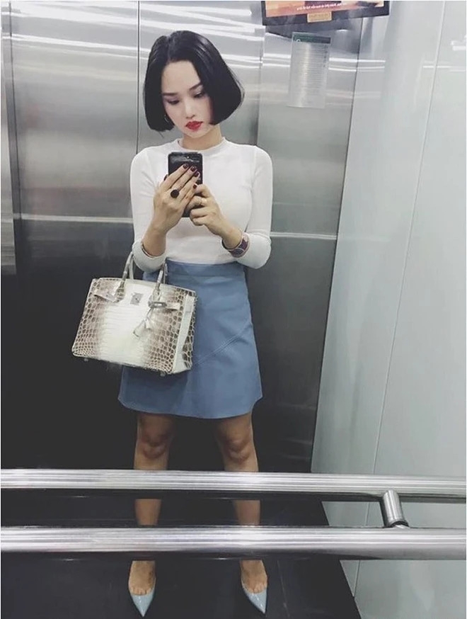 Miu Lê từng khoe sở hữu loạt đồ hiệu đắt đỏ.