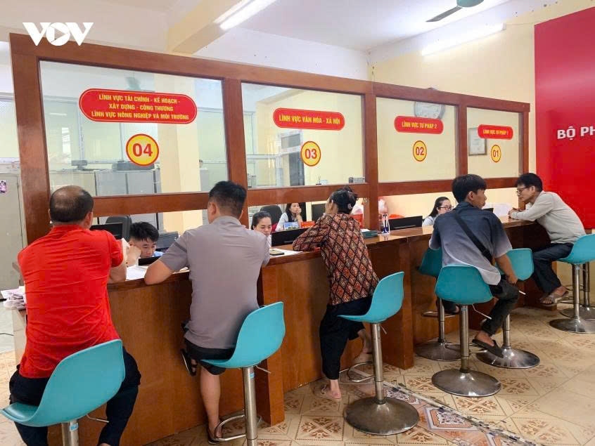 Trung tâm dịch vụ hành chính công phường Đức Xuân, Thái Nguyên nỗ lực phục vụ người dân