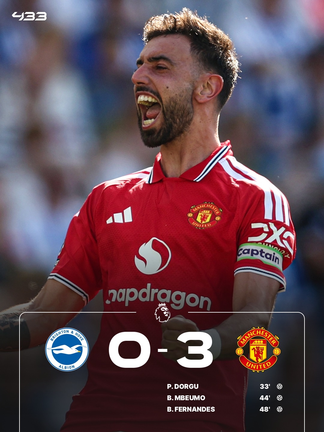 MU thắng đậm Brighton (Ảnh: 433).