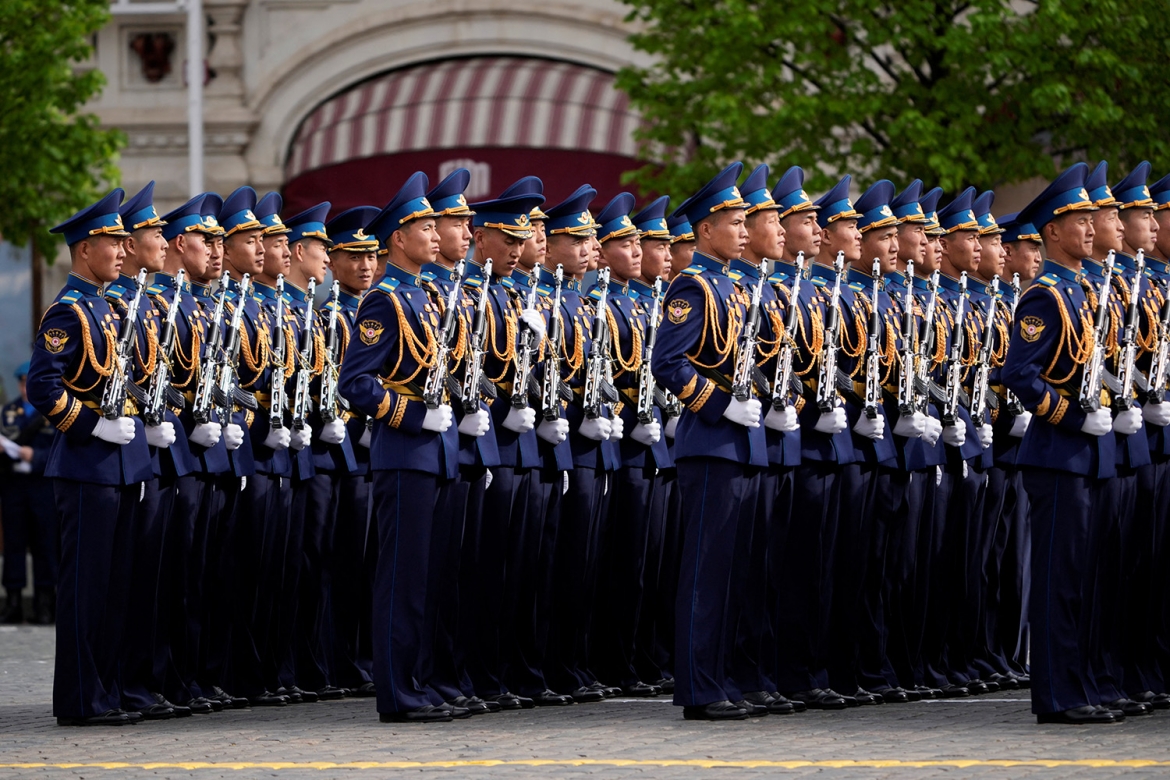 Các binh sĩ Triều Tiên tham gia lễ duyệt binh Ngày Chiến thắng tại Moscow ngày 9/5/2026.