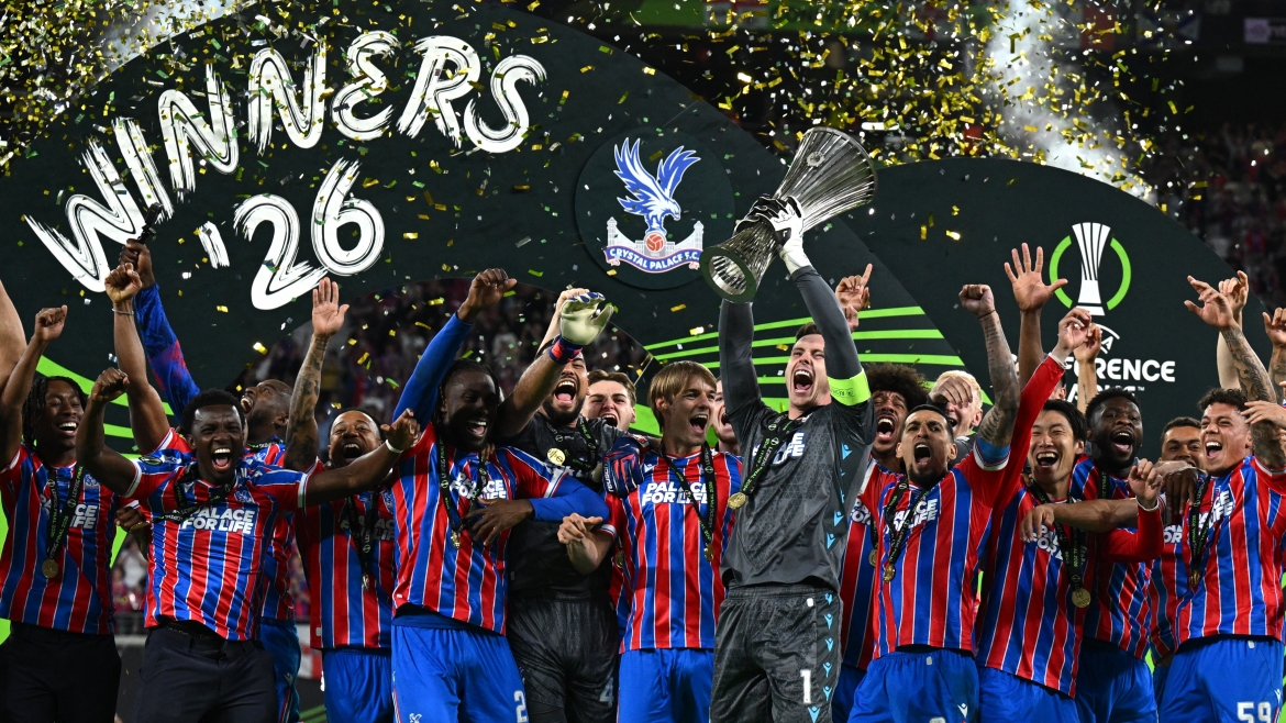 Crystal Palace đăng quang tại Cúp C3 châu Âu 2025/2026. (Ảnh: Reuters)