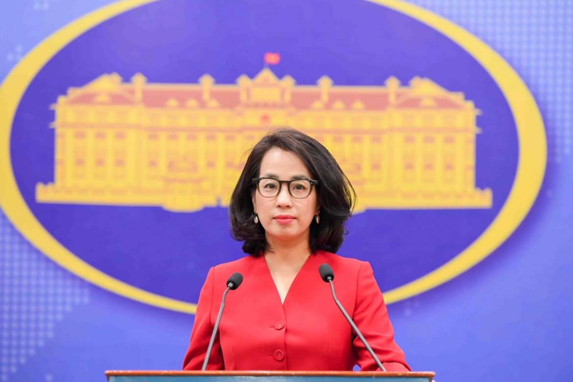 Người Phát ngôn Bộ Ngoại giao Việt Nam Phạm Thu Hằng.