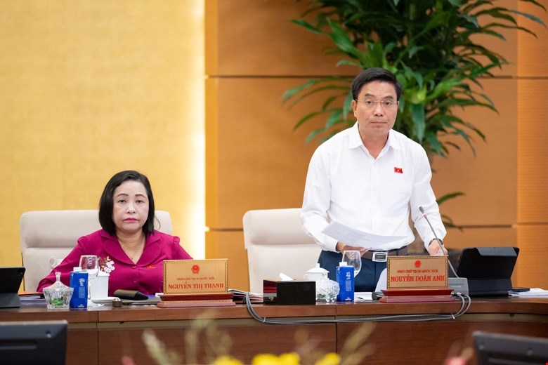 Phó Chủ tịch Quốc hội Nguyễn Doãn Anh điều hành phiên làm việc. Ảnh: Quốc hội