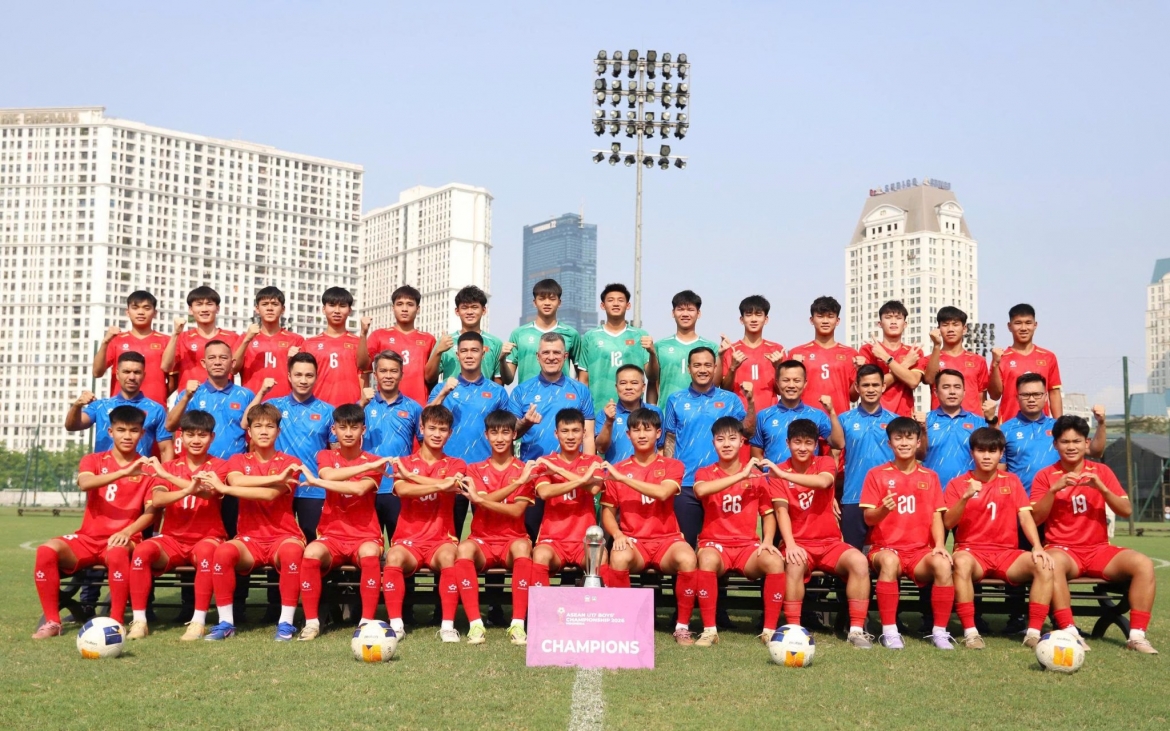 U17 Việt Nam vô địch U17 Đông Nam Á 2026 một cách thuyết phục.