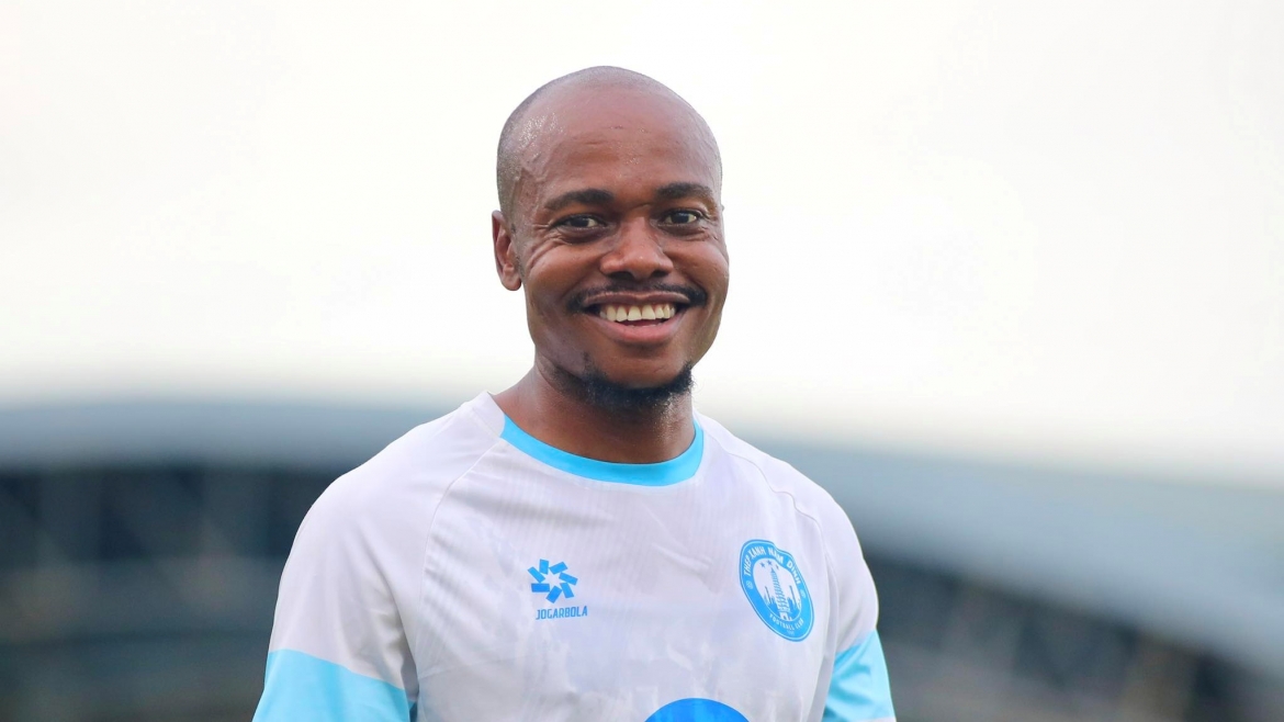 CLB Nam Định nói lời chia tay với ngoại binh Percy Tau. (Ảnh: CLB Nam Định)