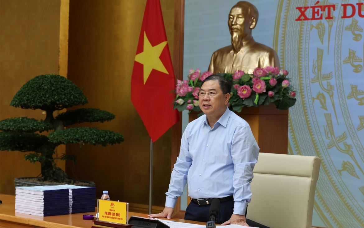 Phó Thủ tướng Thường trực Phạm Gia Túc chủ trì phiên họp của Hội đồng tư vấn đặc xá năm 2026 - Ảnh: VGP/Phương Nguyên
