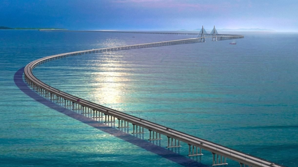 Phối cảnh đường vượt biển Cần Giờ - Vũng Tàu (Ảnh: Tedi)