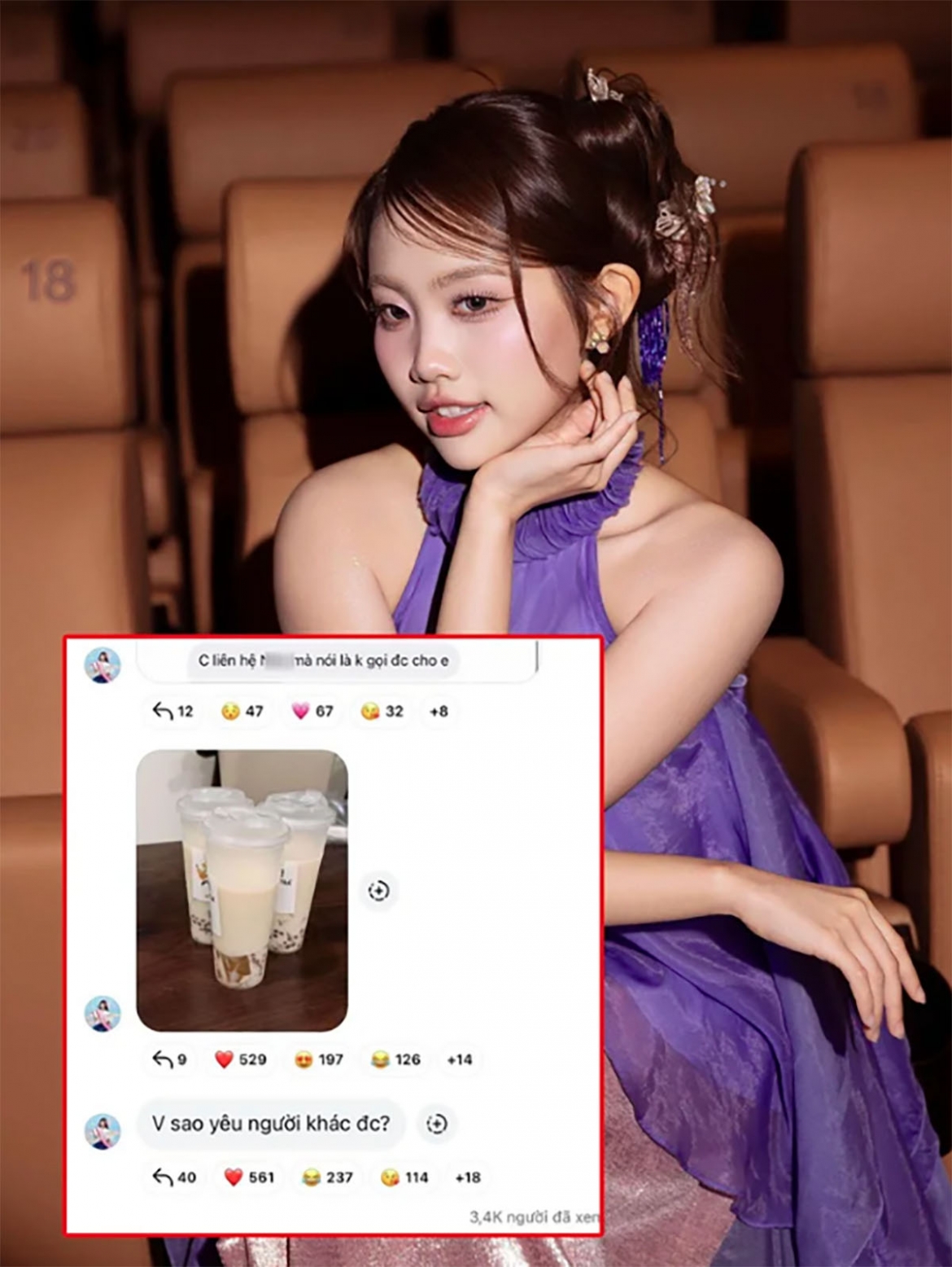 Phương Mỹ Chi được cưng chiều, chia sẻ về tình yêu thương mà cô nhận được và tuyên bố “sao yêu người khác được”.