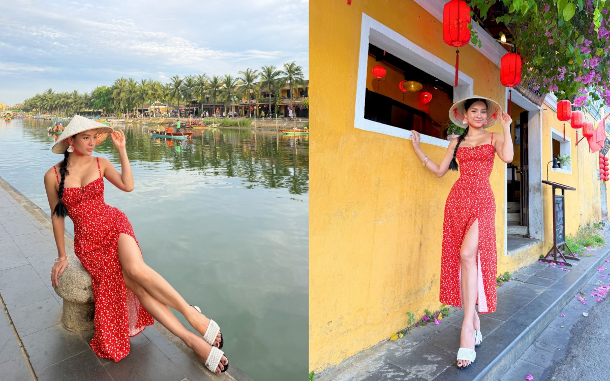 Phương Trinh Jolie thả dáng tại Hội An, khoe vẻ đẹp quyến rũ giữa không gian cổ kính.