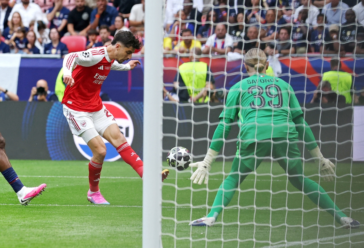 Kai Havertz ghi bàn mở tỉ số (Ảnh: Reuters)