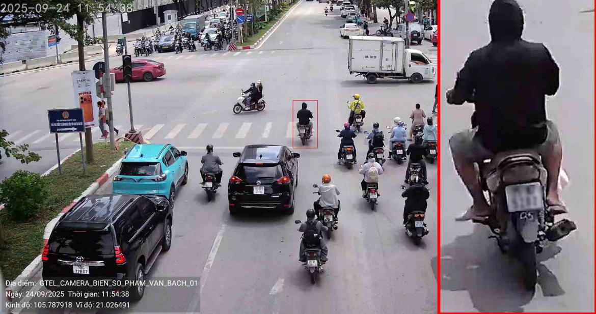 Camera AI tại ngã tư Phạm Văn Bạch - Hoàng Quán Chi phát hiện nhiều trường hợp vi phạm