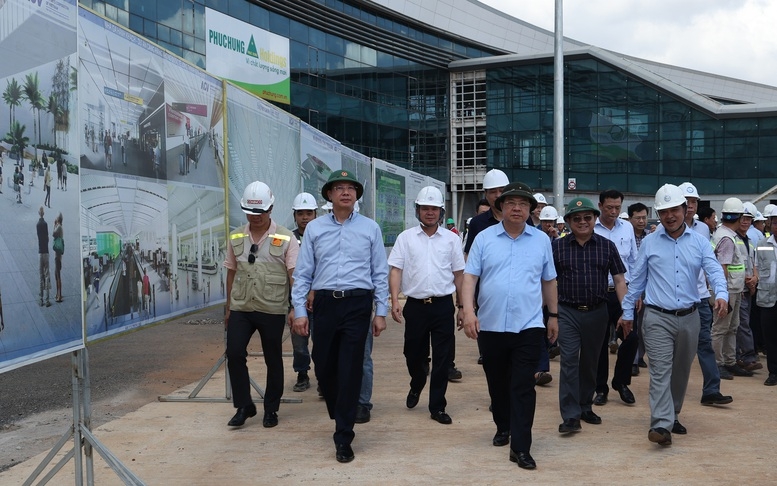 Phó Thủ tướng Thường trực Phạm Gia Túc kiểm tra Dự án sân bay Long Thành - Ảnh VGP