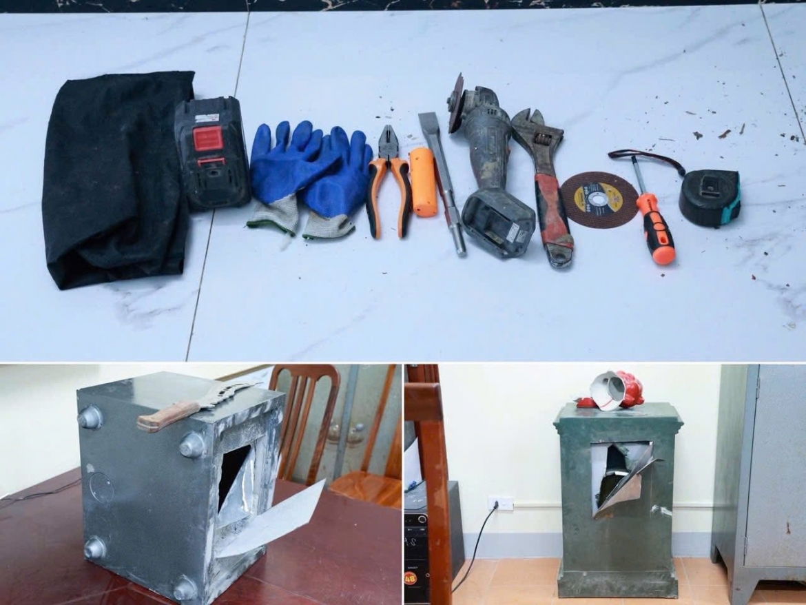 Tang vật đối tượng dùng để gây án.