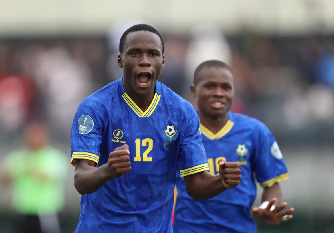 Niềm vui chiến thắng của U17 Tanzania. (Ảnh: CAF). 