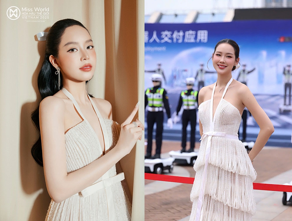 Trong khi Thanh Thủy - Bảo Ngọc cũng “đụng hàng” với couture ''Numero 5: Người dấu yêu''.