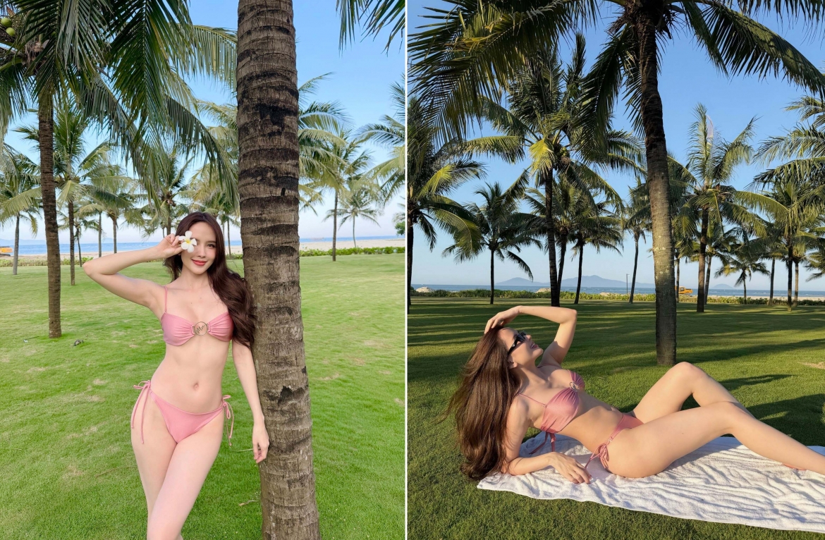 Nổi bật nhất hôm nay là Thiều Bảo Trâm khi nữ ca sĩ tung loạt ảnh bikini khoe vóc dáng nóng bỏng bên bãi biển. Visual cùng thần thái cuốn hút của cô nhanh chóng phủ sóng mạng xã hội, nhận về hàng loạt lời khen từ cư dân mạng.