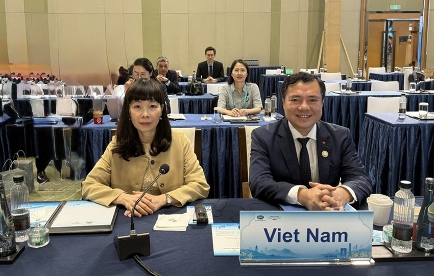Thứ trưởng Bộ Công Thương Nguyễn Sinh Nhật Tân dẫn đầu đoàn Việt Nam tham dự Hội nghị. Ảnh: Bộ Công thương