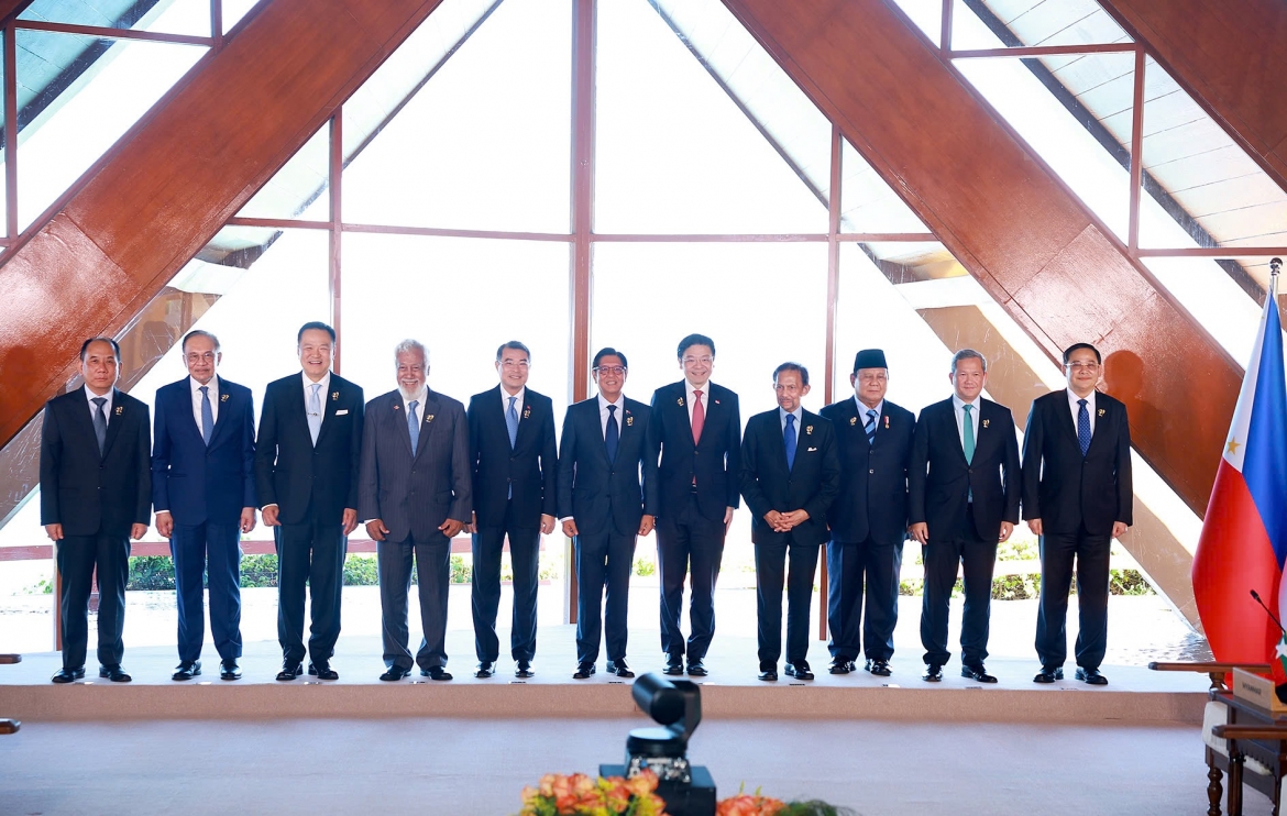 Thủ tướng Chính phủ Lê Minh Hưng và các Trưởng đoàn tham dự Phiên họp hẹp Hội nghị Cấp cao ASEAN lần thứ 48.