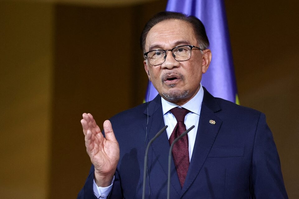 Thủ tướng Malaysia Anwar Ibrahim. Ảnh: Reuters