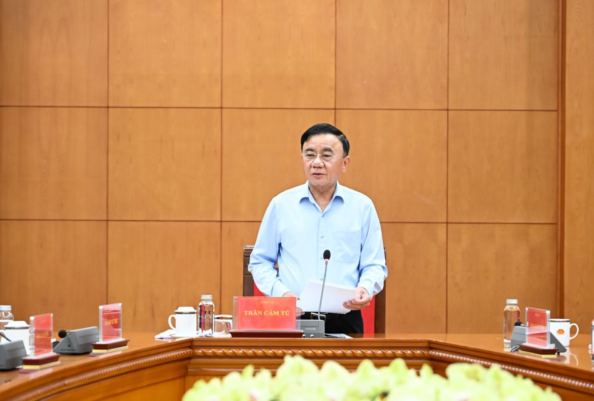 Ủy viên Bộ Chính trị, Thường trực Ban Bí thư Trần Cẩm Tú