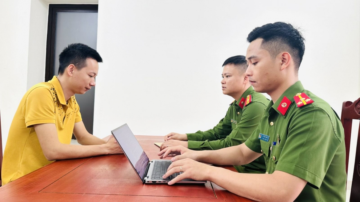 Đối tượng Vũ Hồng Dương. Ảnh: CA Thanh Hóa