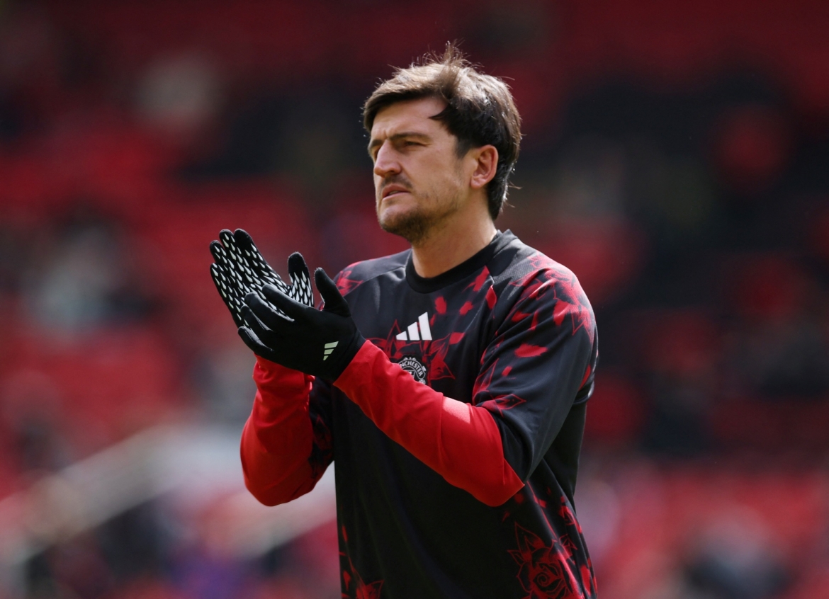 Harry Maguire có tên trong đội hình xuất phát của Quỷ đỏ (Ảnh: Reuters)