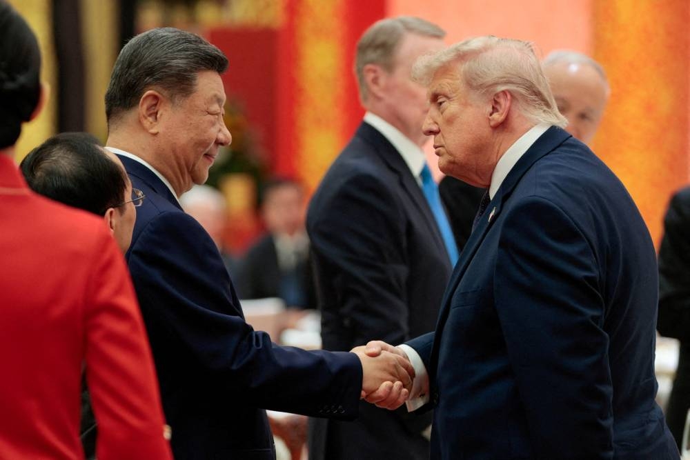 Chủ tịch Trung Quốc Tập Cận Bình và Tổng thống Mỹ Donald Trump. Ảnh: Reuters