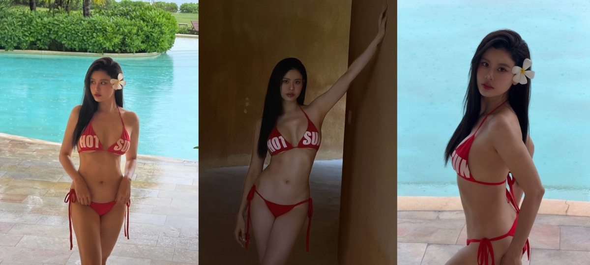 Trương Quỳnh Anh “đốt mắt” mạng xã hội với bộ ảnh bikini khoe đường cong gợi cảm, nhận về nhiều lời khen nhan sắc ngày càng thăng hạng.