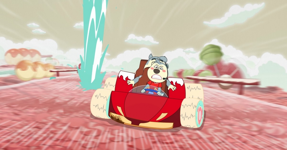 Phim “Wolfoo và cuộc đua tam giới”.