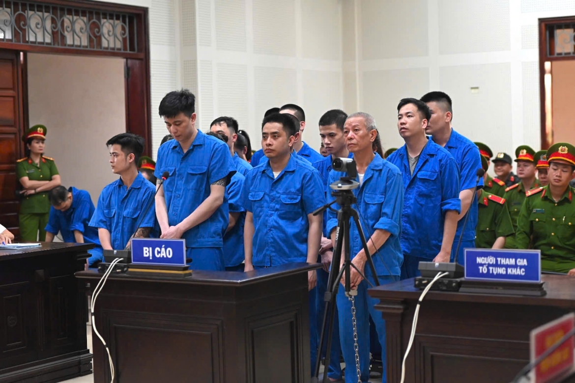 9 bị cáo trong vụ án nhận nhiều mức án khác nhau, trong đó có 4 án tử hình và 5 án chung thân